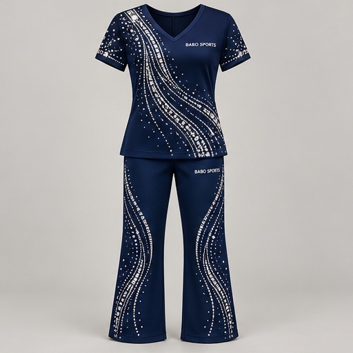 BABO SPORTS Rhinestone Shirts custom design