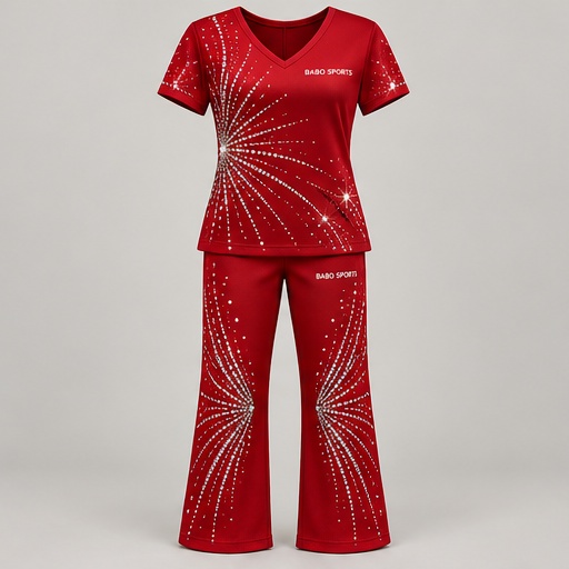 BABO SPORTS Rhinestone Shirts design 2